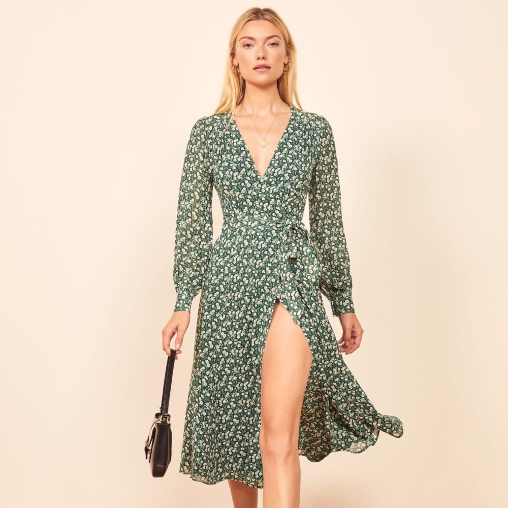 LAST CHANCE!!** Reformation Susanna Wrap Dress
